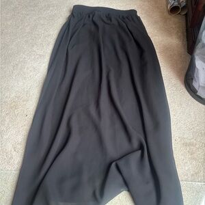 Halogen Black Midi Skirt size medium